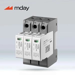 Hot Selling lightning arrester types SPD 20/40ka DC 3P T1T2 600V