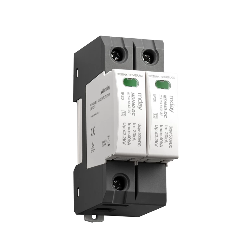 2 phase panel surge protector surge diverter DC Type2 500V