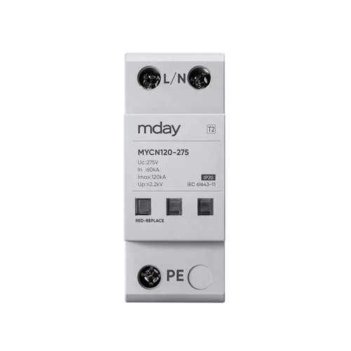 Type 2 High Voltage Protector 1p 8/20μs 60ka 120ka Top Surge Protector