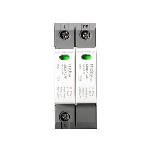 MDH7-AC T1T2 1P+NPE 275V surge protector 20KA 50KA SPD mov lightning surge arrester