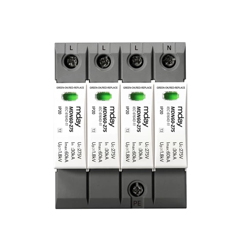 1p 2p 3p 4p 120v 275v 385v 440v T1+t2 Ac lightning surge protector for home mains surge protector