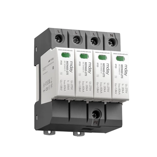 1p 2p 3p 4p 120v 275v 385v 440v T1+t2 Ac lightning surge protector for home mains surge protector