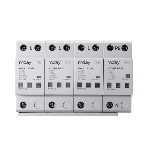 3p+npe Lmax60ka Three Phase Spike Protection Circuit 3 Phase Surge Protection Device