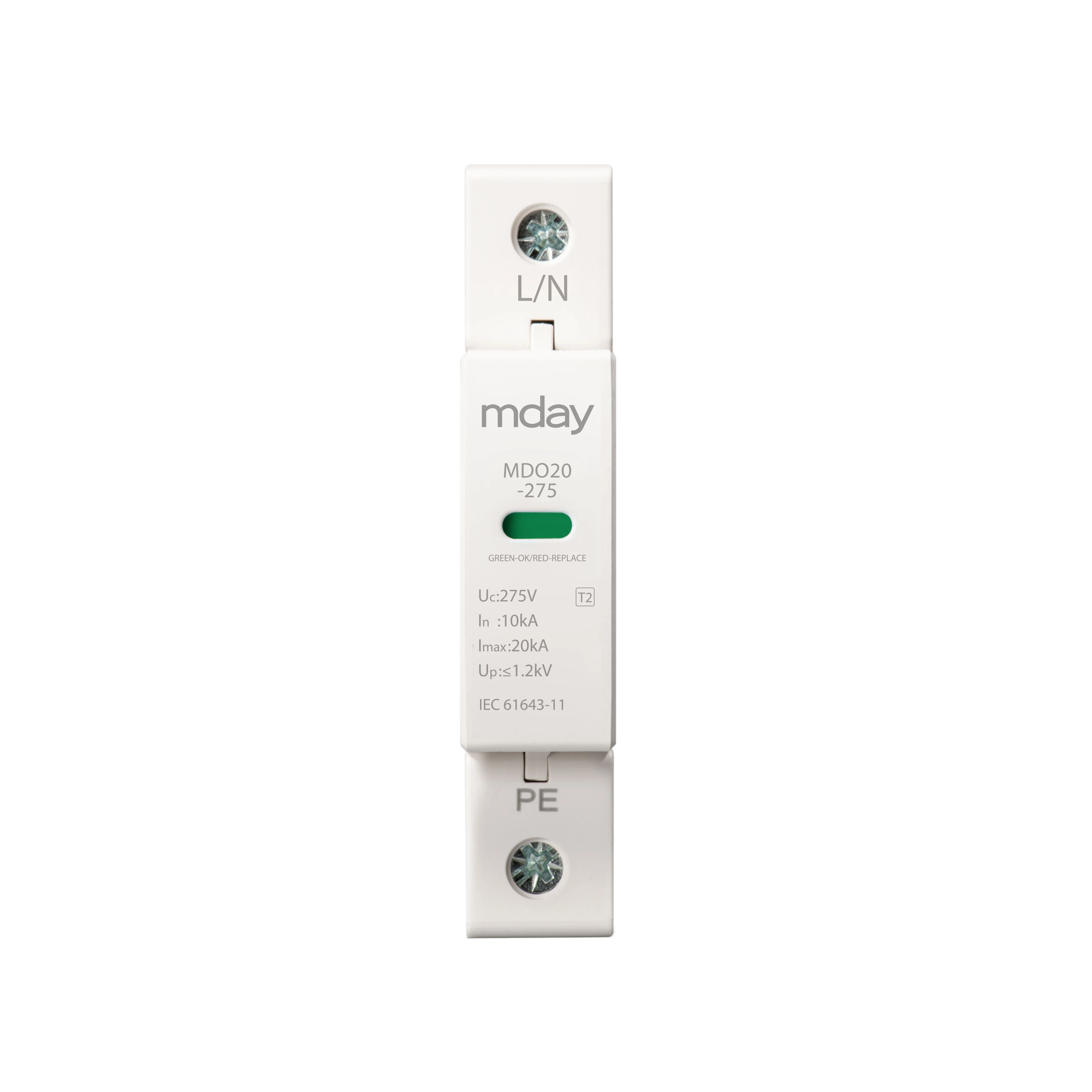 Type 2+3 Ac SPD 275V Spd Electrical Device Best Power Surge Protector For Computer
