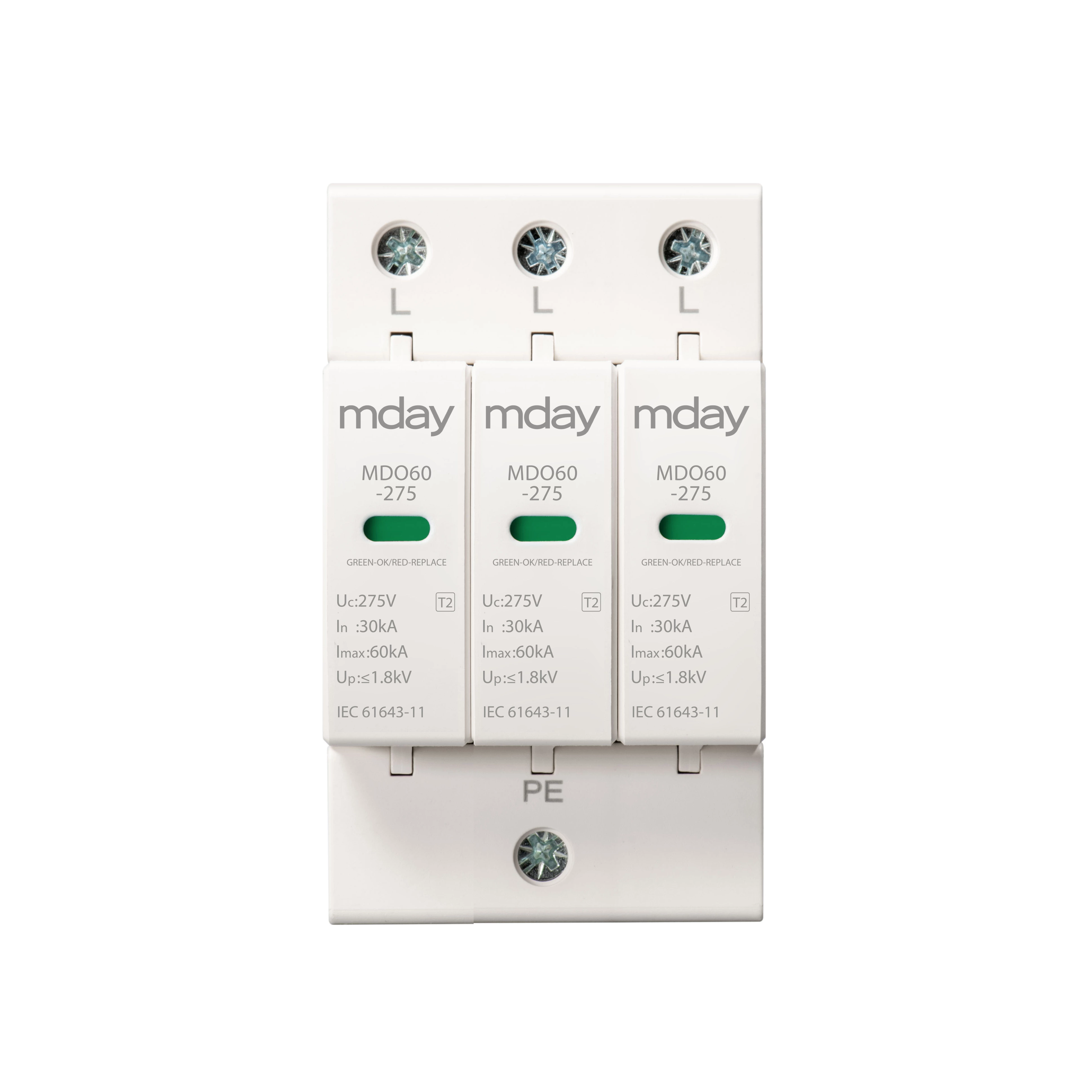 MDO60-AC Main Panel Surge Protector 275v 320v T2 Top Rated Whole House Surge Protector