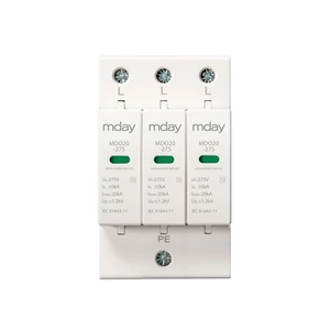 MDO20-Ac 3p Power Outlet Surge Protector Ac Spd 3 Phase 1p 2p 3p 4p Type 2+3