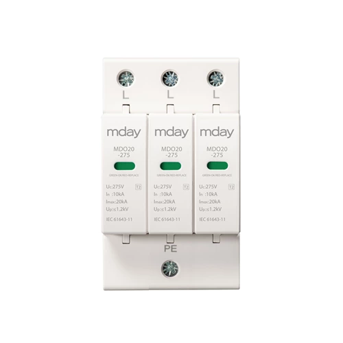MDO20-Ac 3p Power Outlet Surge Protector Ac Spd 3 Phase 1p 2p 3p 4p Type 2+3