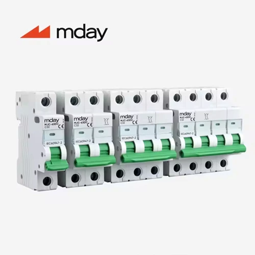 Mday DC MCB Leistungs schalter 32A 2p 500V Leistungs schalter 1-63A MCB
