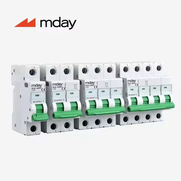 Mday DC MCB Leistungs schalter 32A 2p 500V Leistungs schalter 1-63A MCB