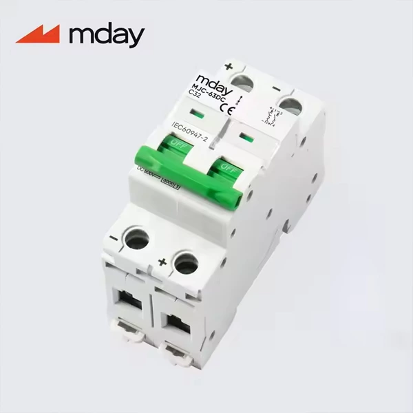 Mday DC MCB Leistungs schalter 32A 2p 500V Leistungs schalter 1-63A MCB