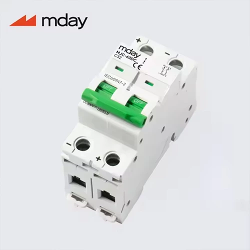Mday DC MCB Leistungs schalter 32A 2p 500V Leistungs schalter 1-63A MCB