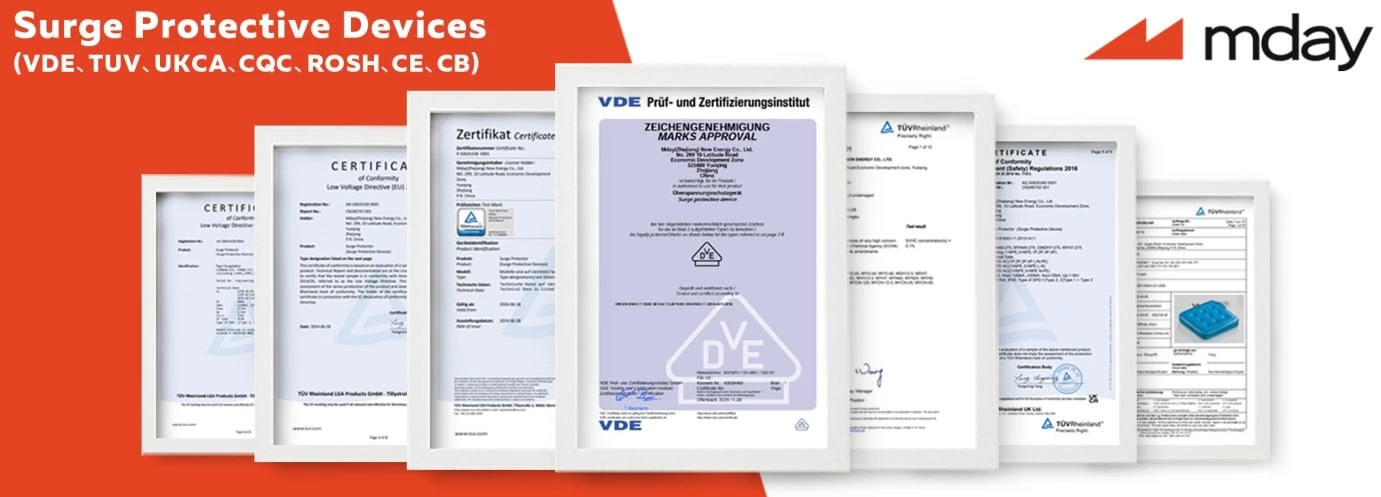 Tvss Suppressor 60ka 1p+npe Ac Type 2 TVS Surge Protection