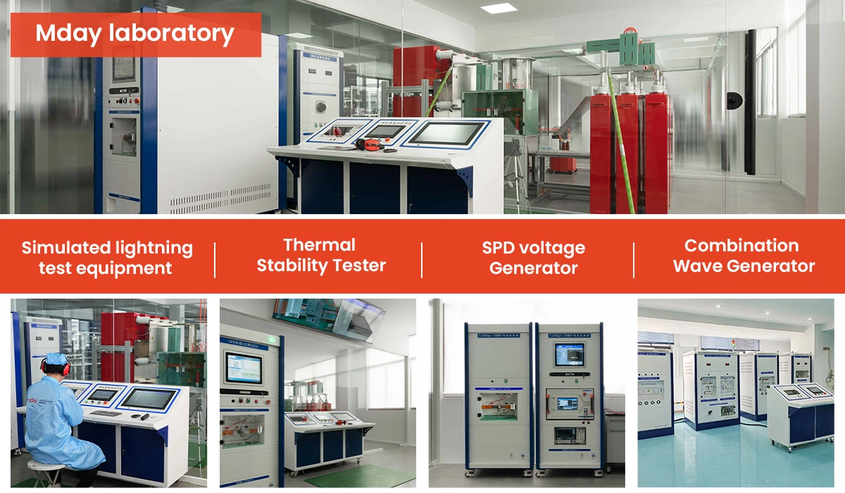 PV 500v 800v 1000v 3P Surge Protection Device LED Devices Dc SPD