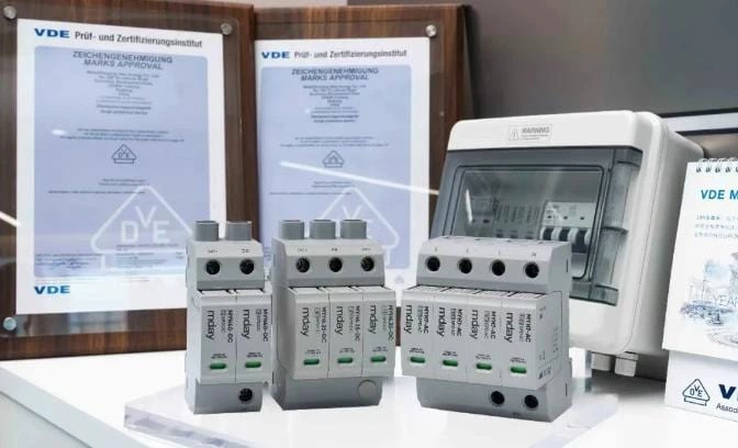 China's first VDE certification for surge protective devices (SPDs)