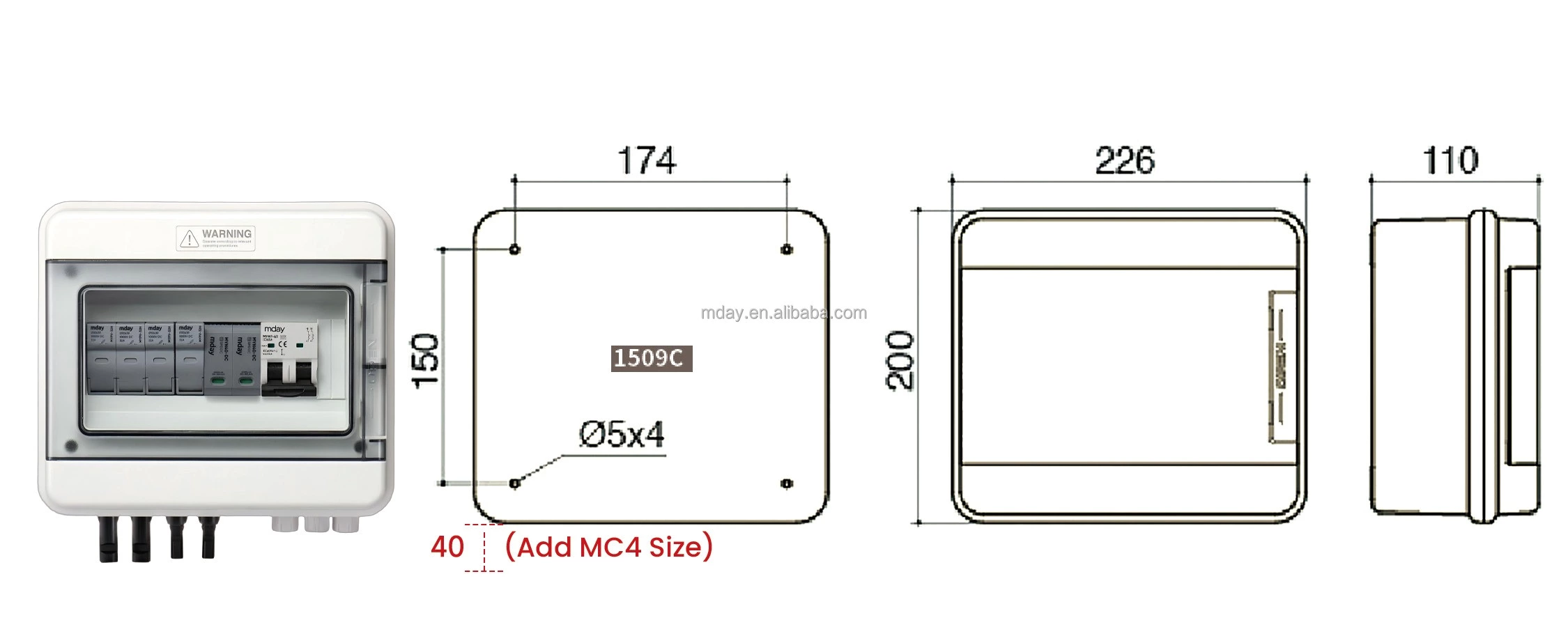 600V/1000V 2 input 1output