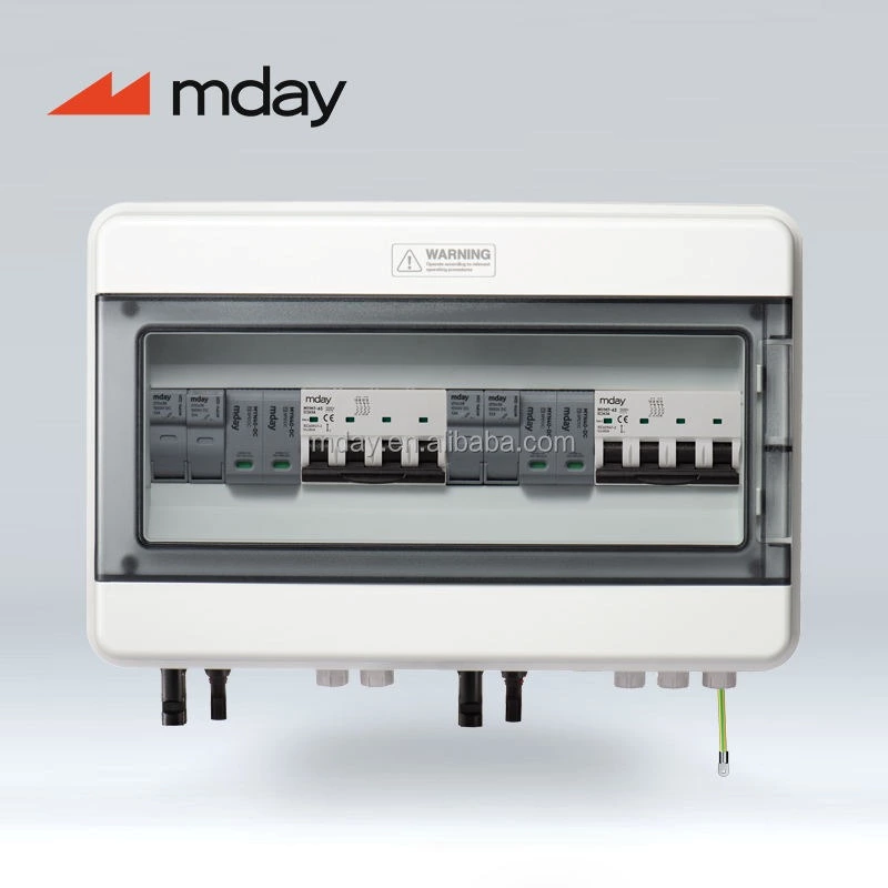 Mday 1000V 2 input 2 Output with 2p 1000V spd Waterproof PV DC Combiner Box