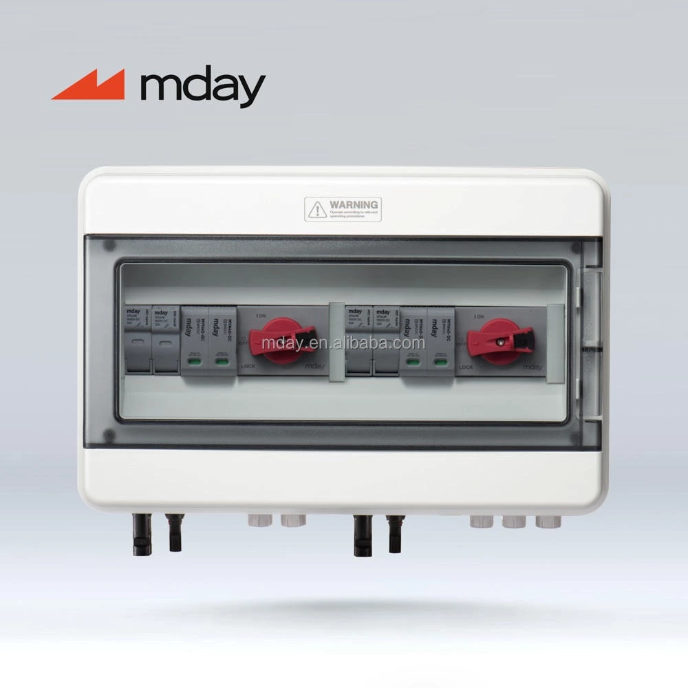 Mday 1000V 2 input 2 Output with 2p 1000V spd Waterproof PV DC Combiner Box
