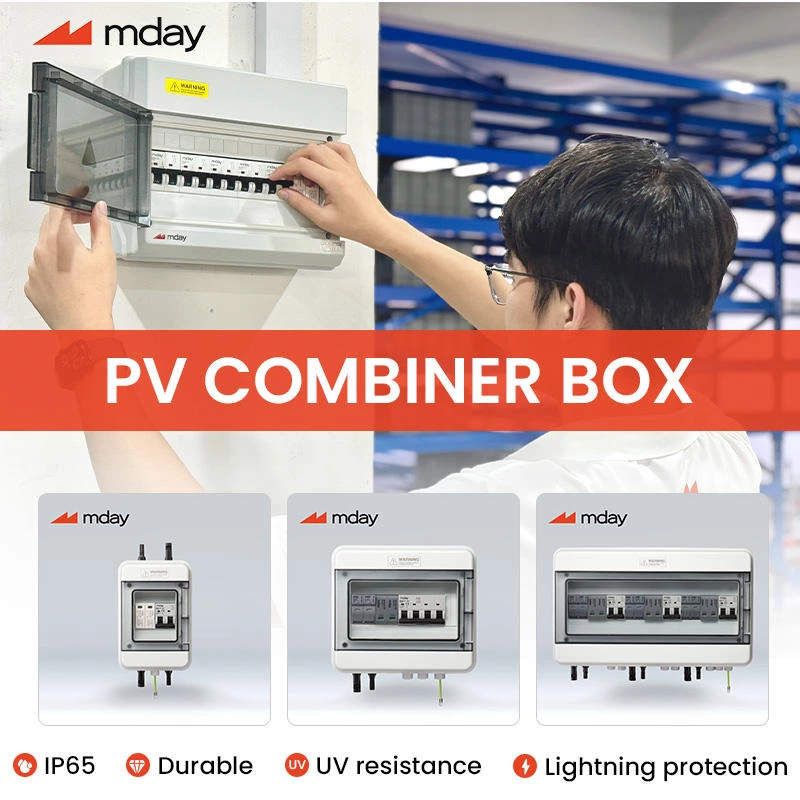 Mday 1000V 2 input 2 Output with 2p 1000V spd Waterproof PV DC Combiner Box