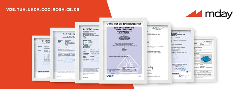 Mday AC Miniature Circuit Breakers 220V 400V Mcb 20a 32a 40a 63a Power Distribution Equipment