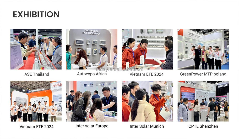 Mday AC Miniature Circuit Breakers 220V 400V Mcb 20a 32a 40a 63a Power Distribution Equipment