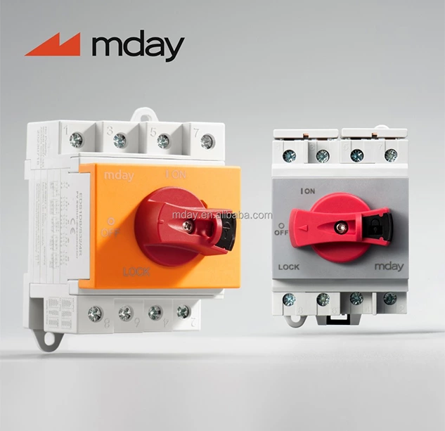 Mday AC Miniature Circuit Breakers 220V 400V Mcb 20a 32a 40a 63a Power Distribution Equipment