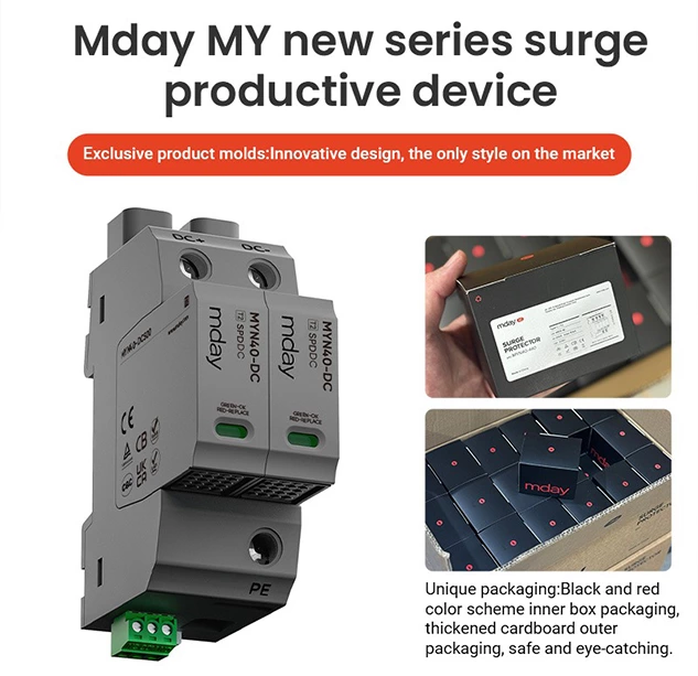 Mday AC Miniature Circuit Breakers 220V 400V Mcb 20a 32a 40a 63a Power Distribution Equipment