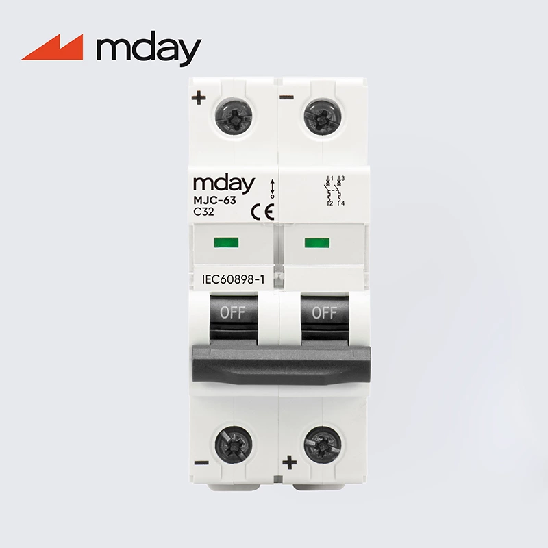 Mday AC Miniature Circuit Breakers 220V 400V Mcb 20a 32a 40a 63a Power Distribution Equipment