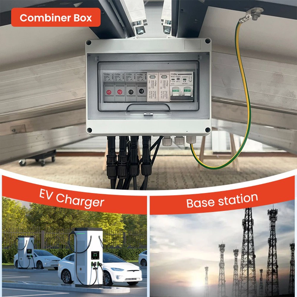 Mday T2 MDN40 1000V 2P DC Solar SPD Surge Protector 20KA 40KA Lightning Protection Solar System