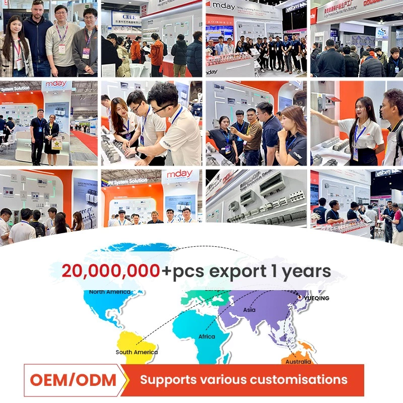 Mday T2 MDN40 1000V 2P DC Solar SPD Surge Protector 20KA 40KA Lightning Protection Solar System