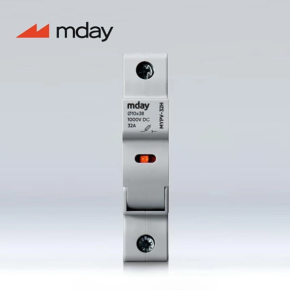 High-Speed 1000V 10*38 DC Fuse Holder 1A-32A 33KA Breaking Capacity IEC Certified