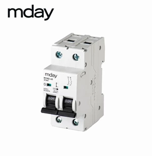 Mday AC MCB 32A 400V 2P Copper Miniature Circuit Breakers 6kA Rail Mounting Electrical Equipment