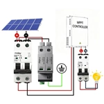 Mday High Quality Dc Circuit Breaker 2P 1-63A MCB Solar Miniature Circuit Breaker